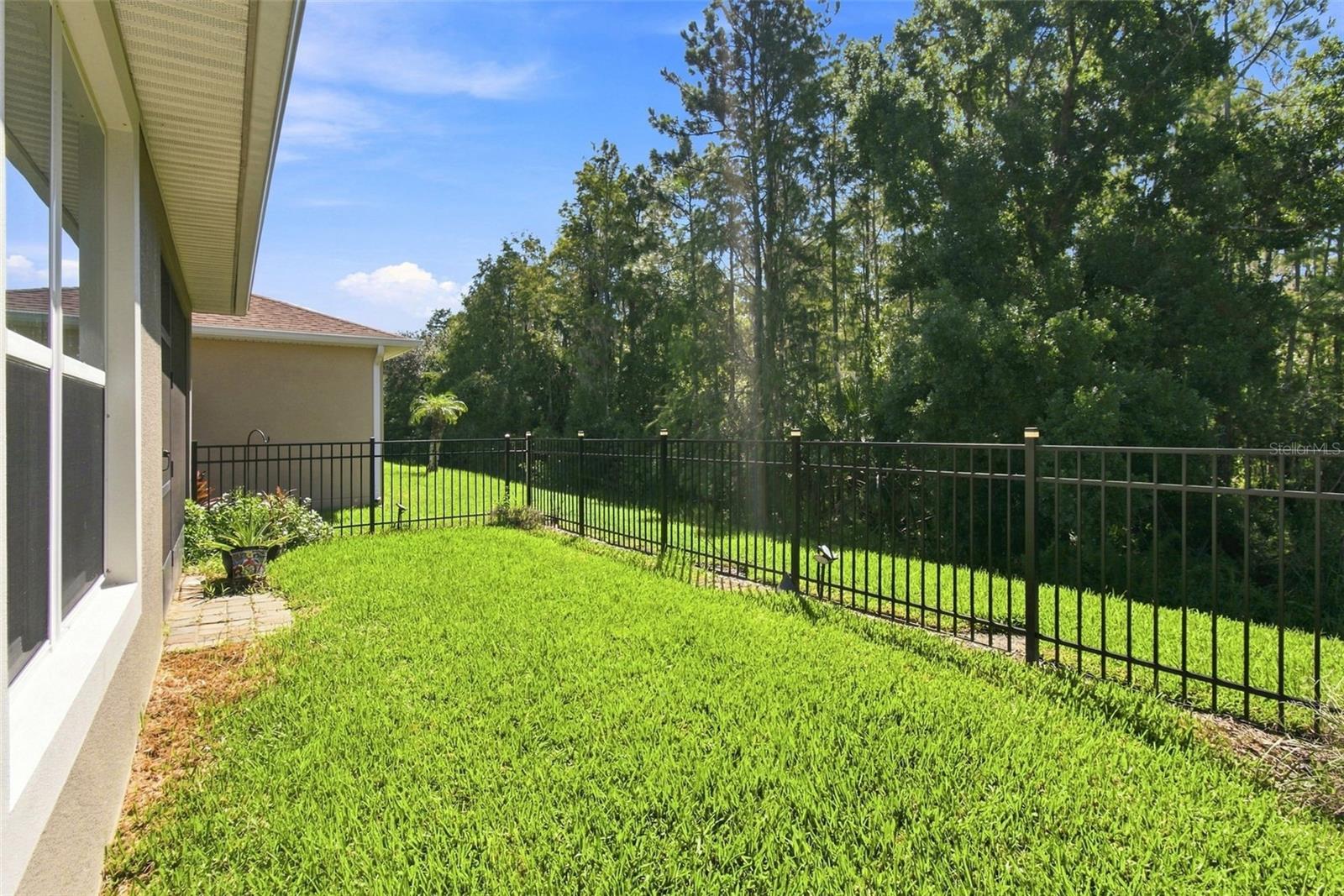 Fenced in back yard - 1055 HARBOR RIDGE DR, KISSIMMEE