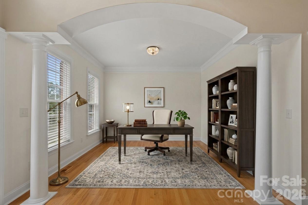 Virtual staging of Office/Flex - 9329 Uxbridge Lane, Huntersville