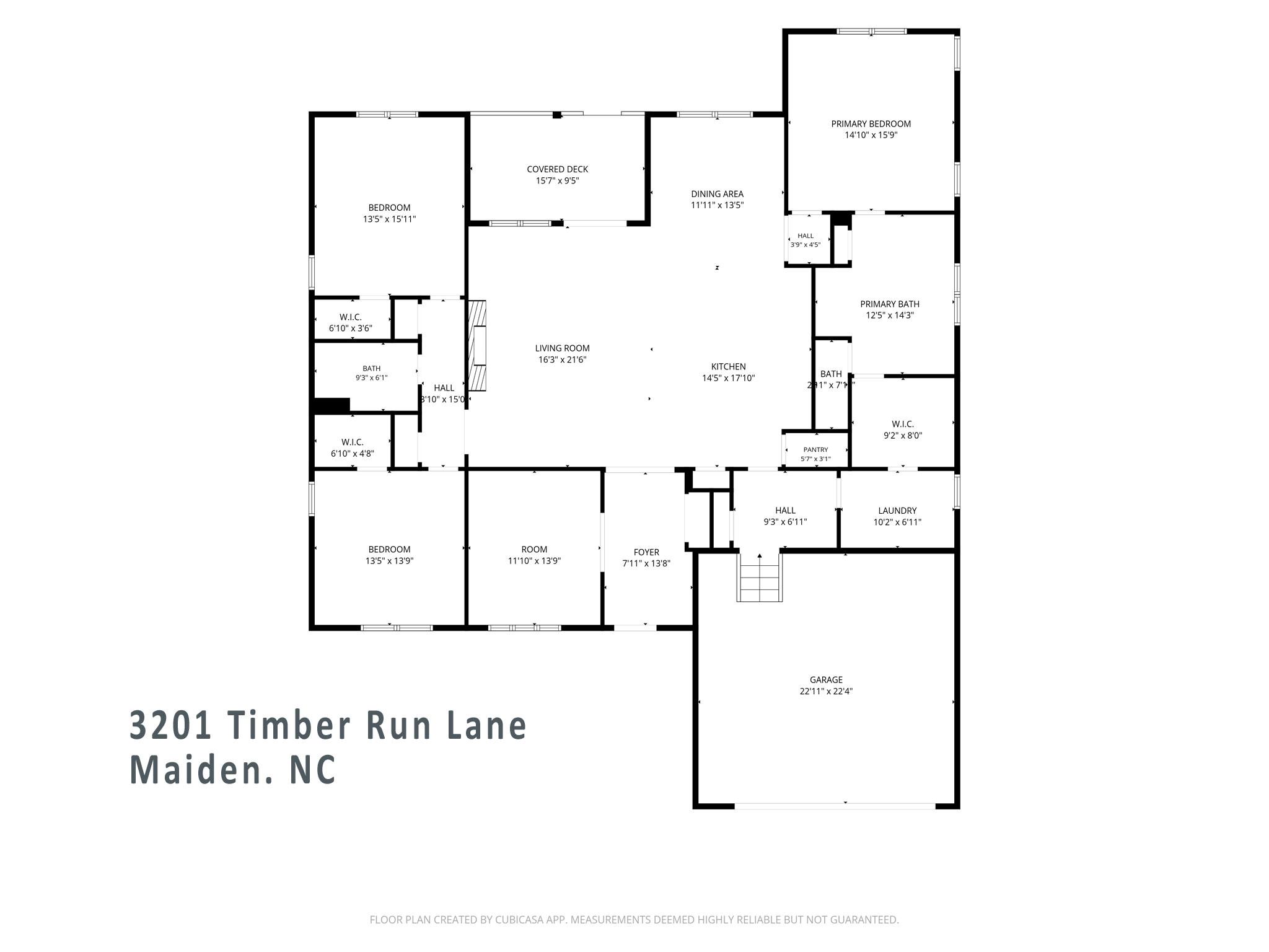 Single Family Residence at 3201 Timber Run Lane, Maiden, photo 41 of 41