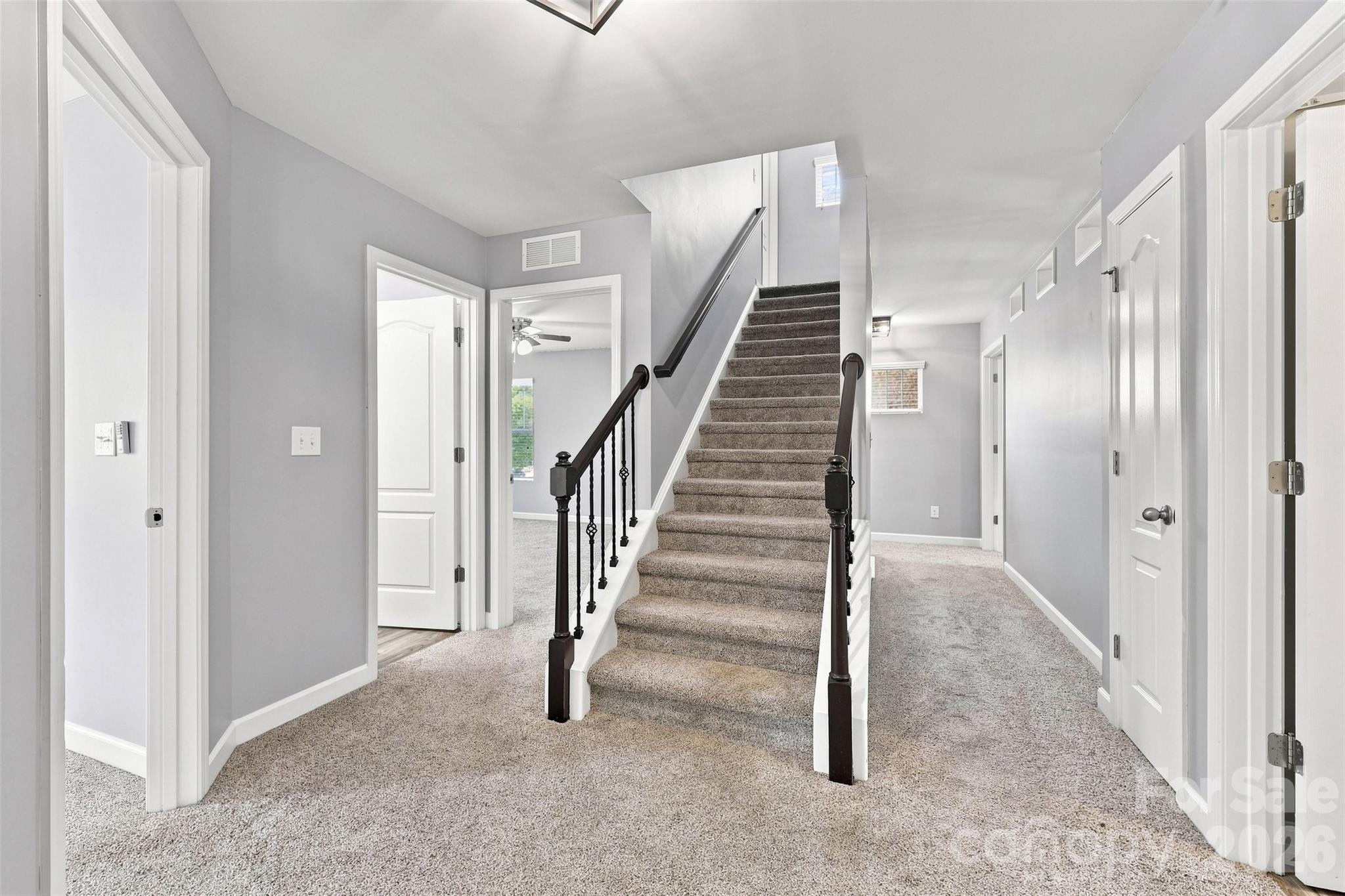 Stairs to 3rd Floor - 126 Misty Woods Drive, Clover