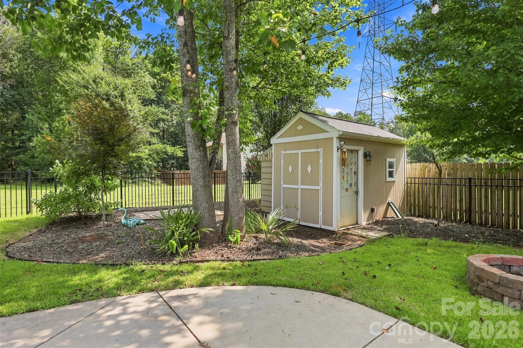 Tiki Bar shed (outside) - 126 Misty Woods Drive, Clover