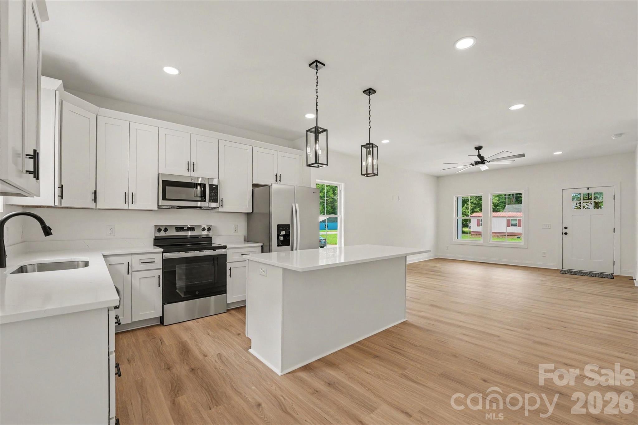 Kitchen into living room - 749 Jack Street, Kannapolis