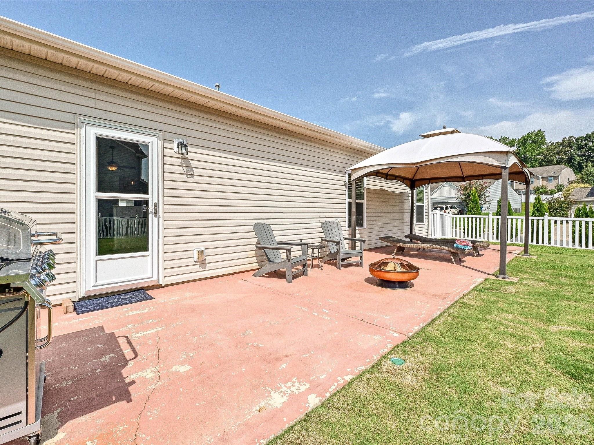 An expansive patio - 216 Austin Field Court, Mount Holly