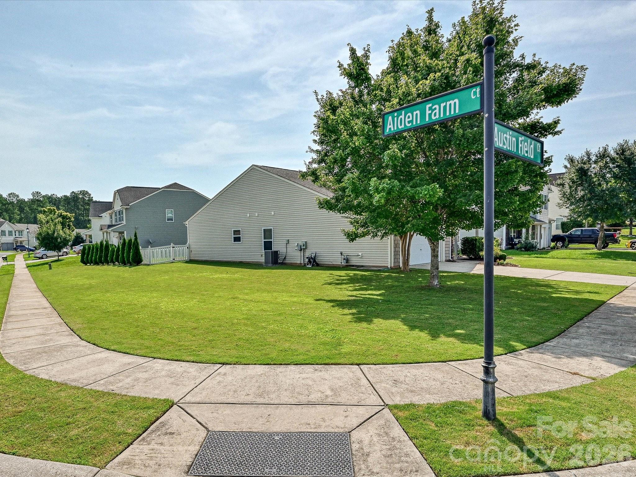...an expansive, private corner lot - 216 Austin Field Court, Mount Holly