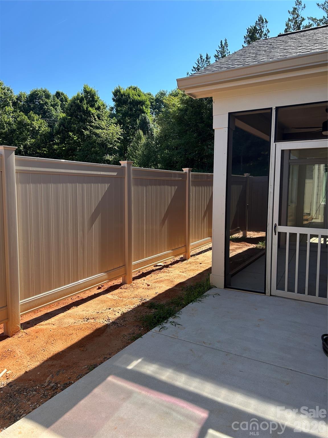 Back open patio with access to screened porch. - 831-A Wynnshire Drive, Hickory