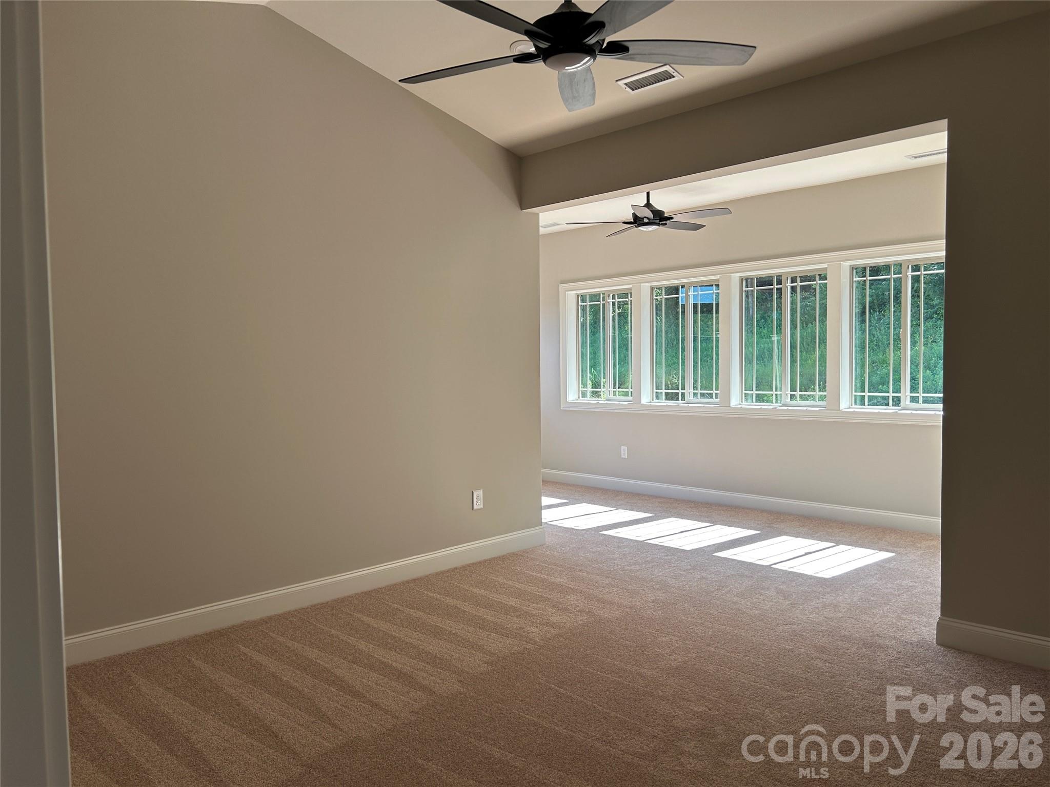 master bedroom with added sun room - 831-A Wynnshire Drive, Hickory
