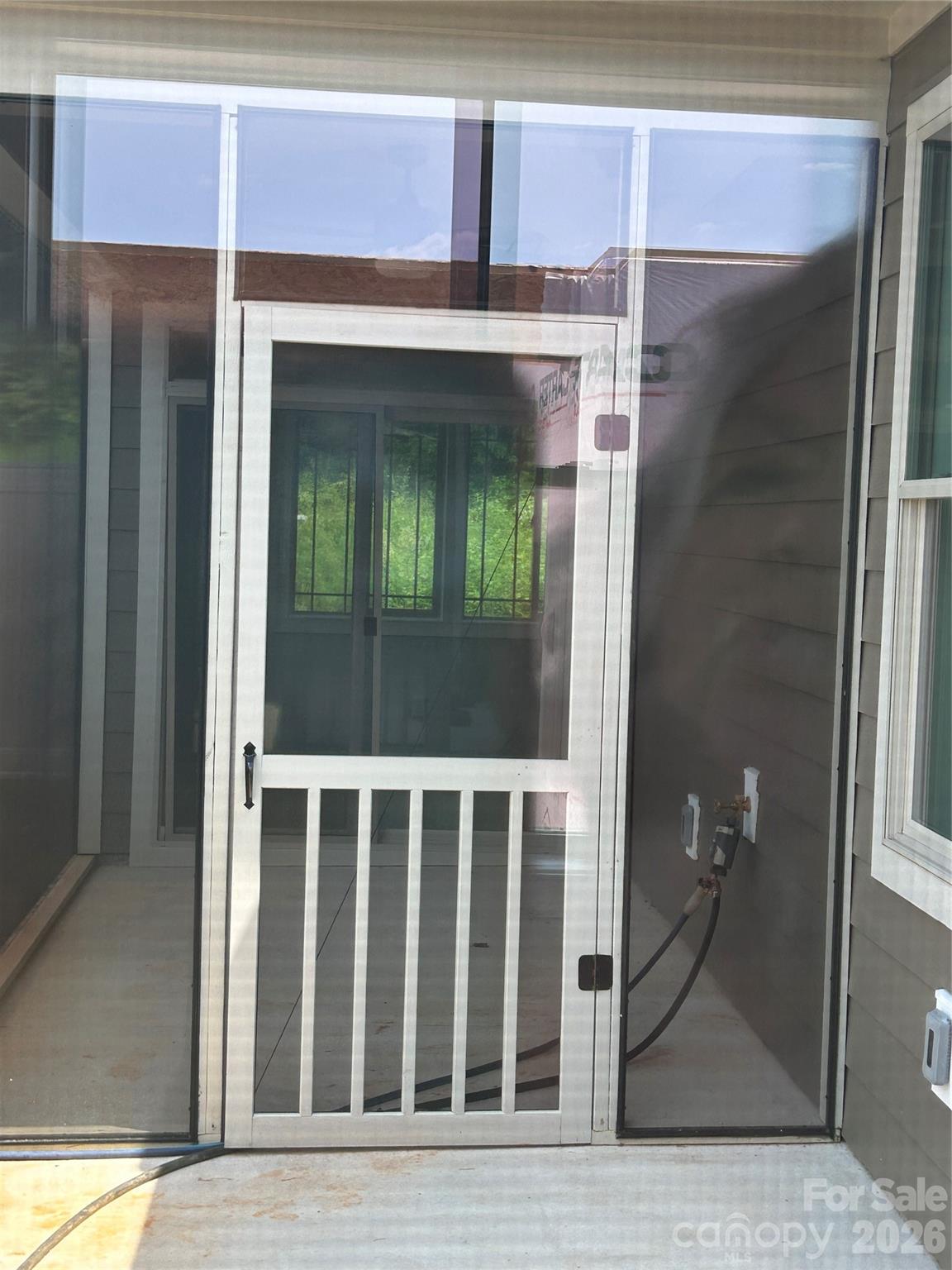 Screen porch door to master bedroom. - 831-A Wynnshire Drive, Hickory