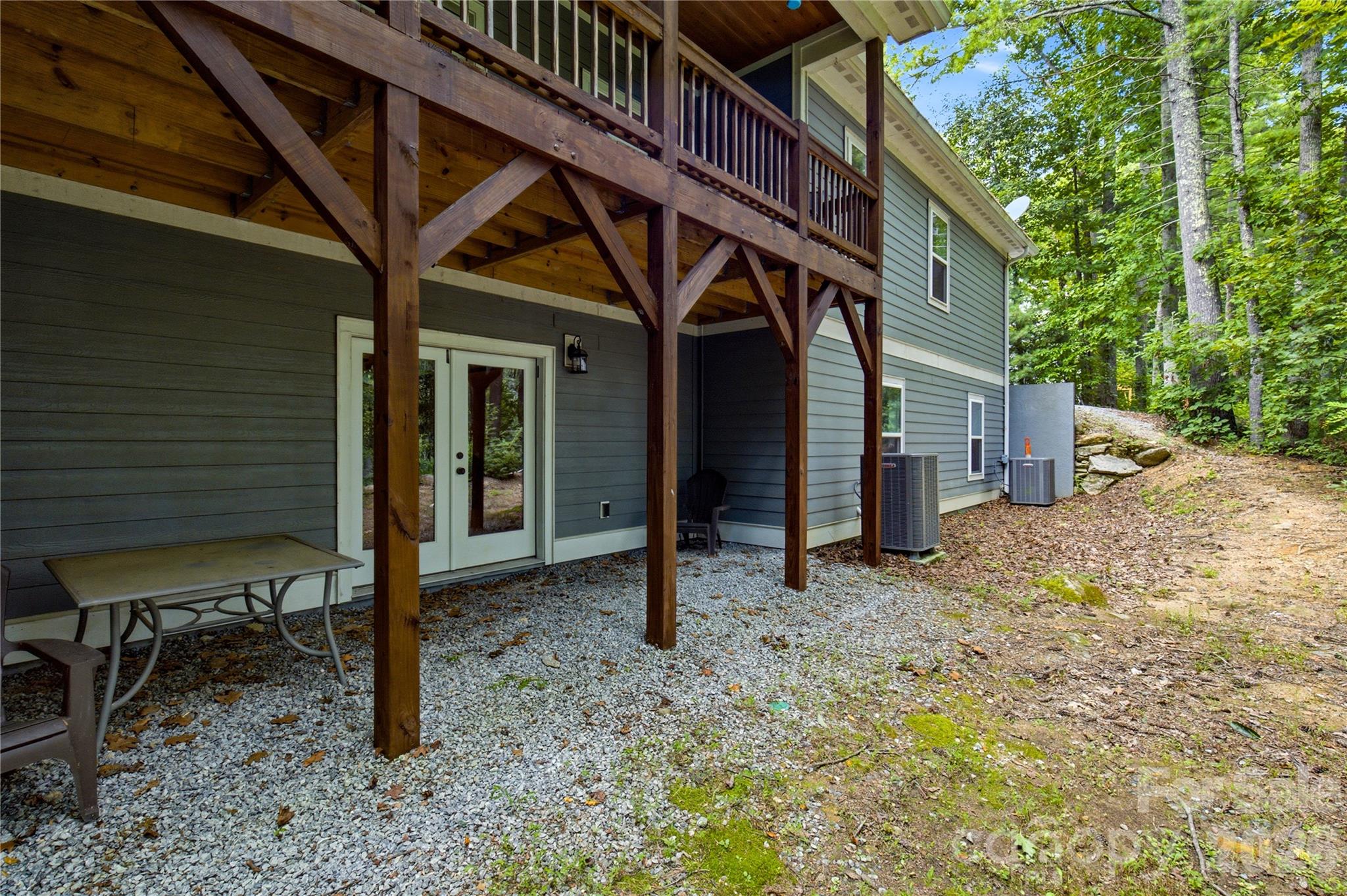Rear Exterior with Lower Level - 72 Summer Shade Court, Hendersonville