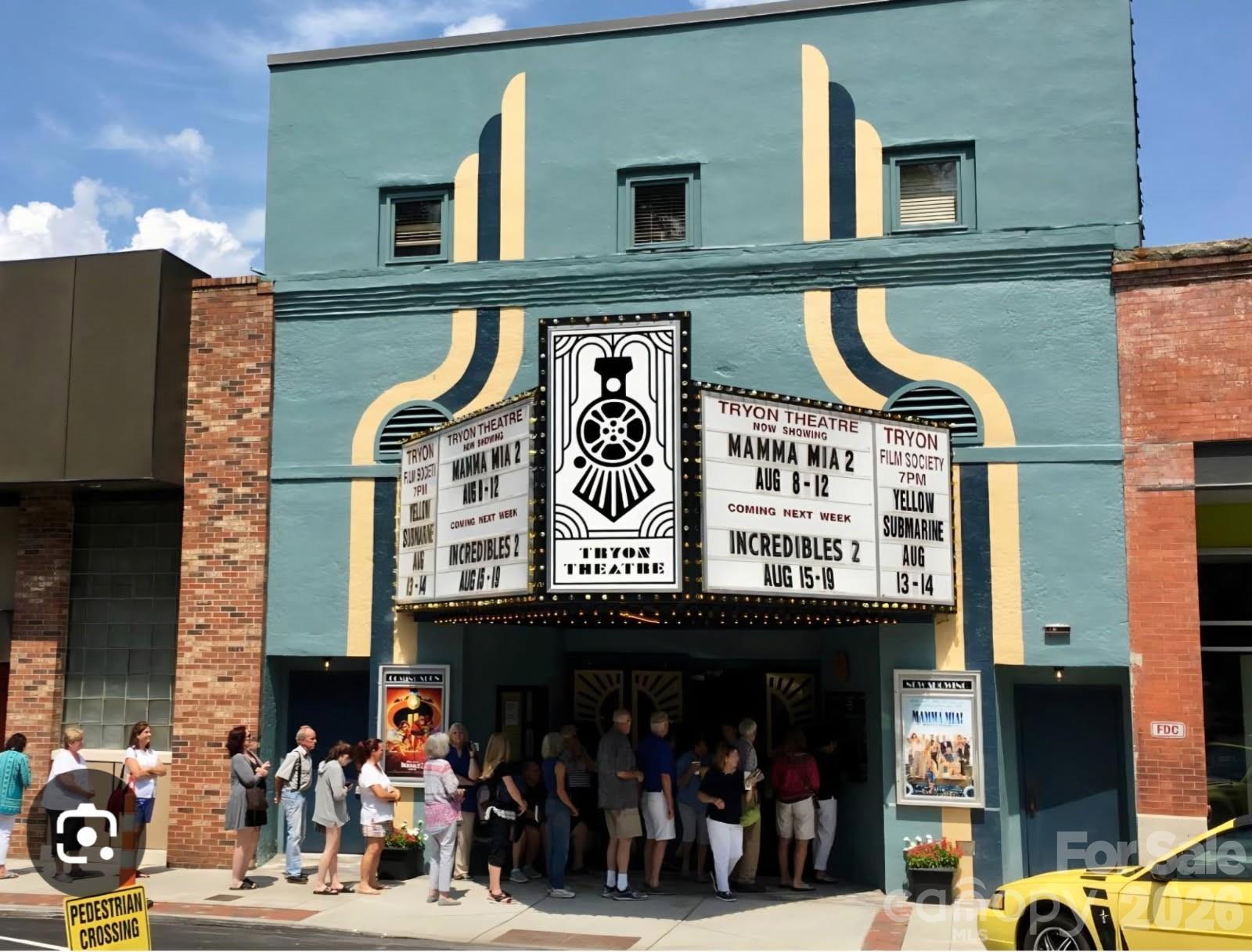 Tryon Theatre has been in continuous operation since 1938 showing movies for the whole family! Not far at all from Lexxi Lane! - 98 Lexxi Lane, Tryon