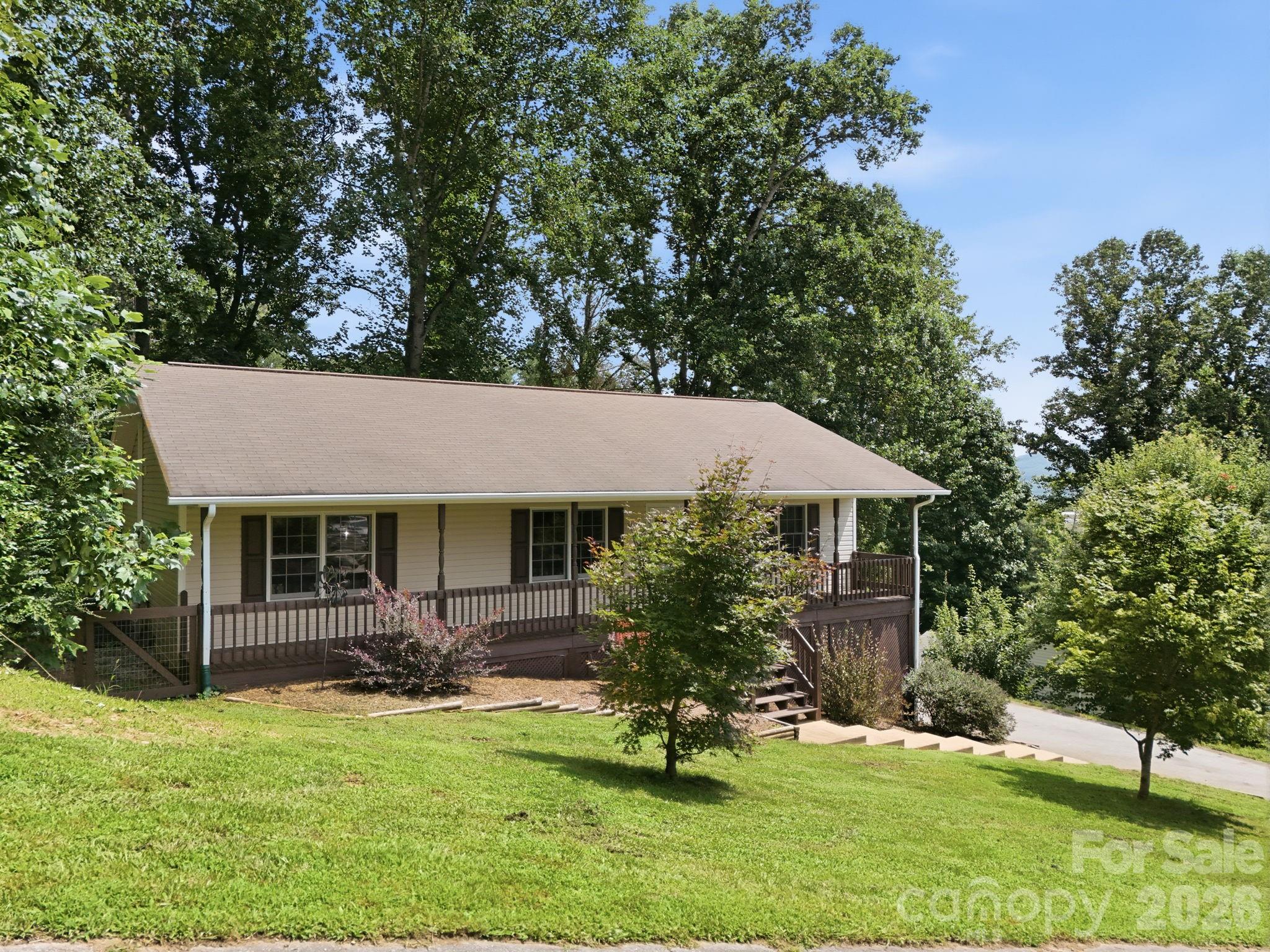 Elevated, wooded lot - 16 Westwood Drive, Candler