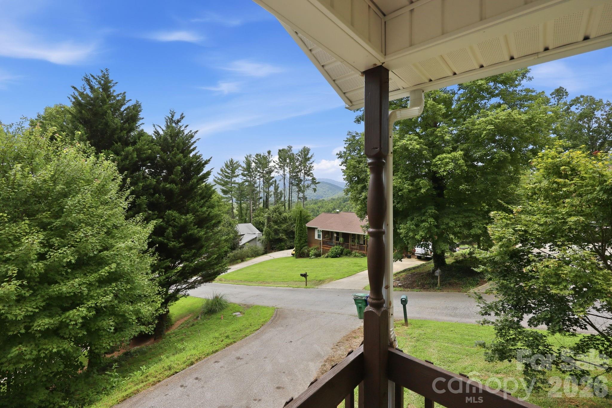Mtn views from front porch - 16 Westwood Drive, Candler