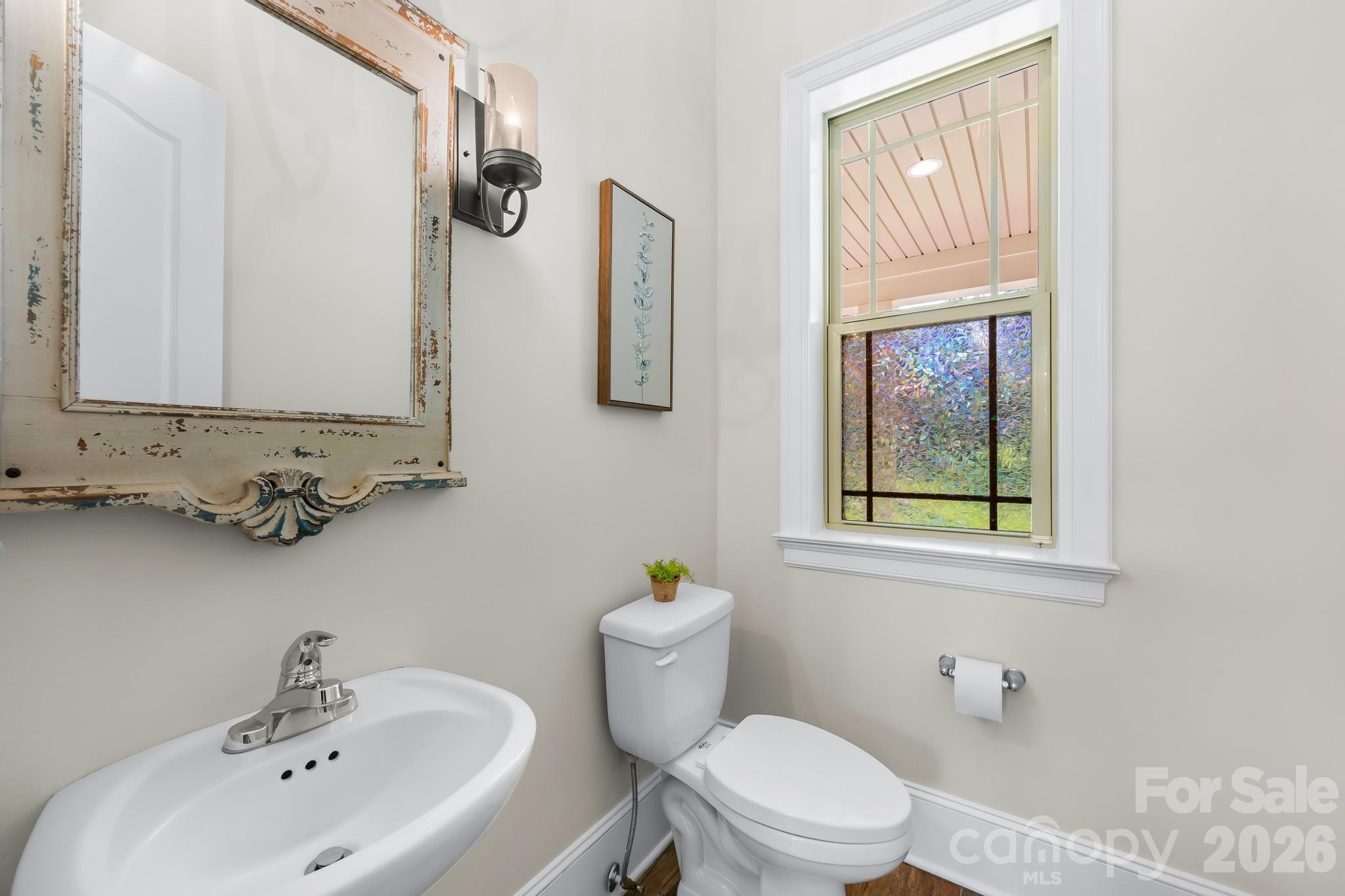 Half bathroom next to mud room - 6334 Long Island Road, Catawba