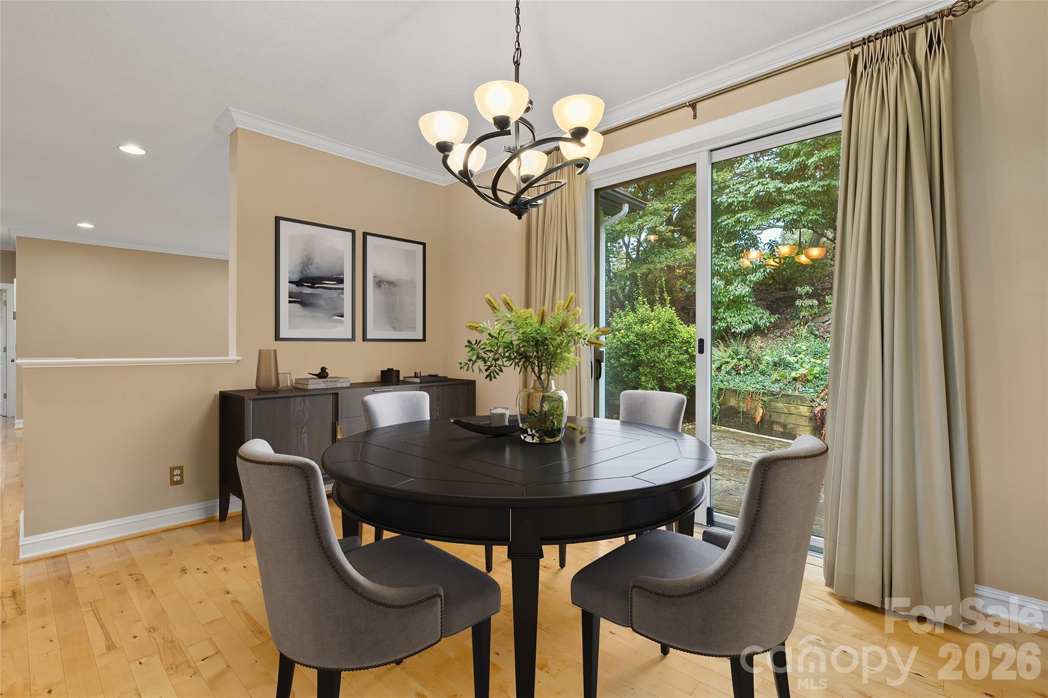 Breakfast Nook Virtually Staged - 23 Clear Vista Drive, Asheville