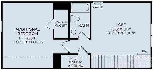 Second floor - Floorplan - 2250 Whitebark Drive, Indian Land