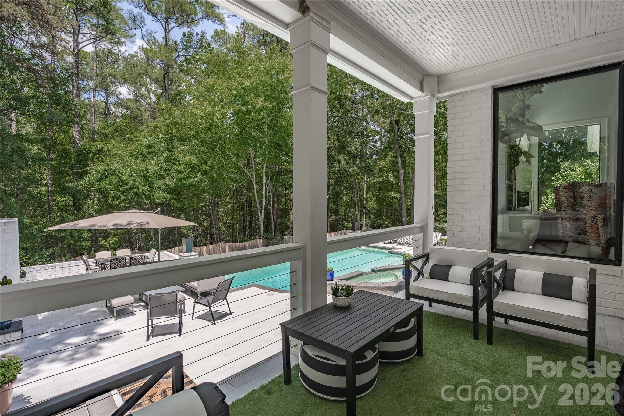 Second Covered Porch - 1000 Steeple Ridge Road, Irmo
