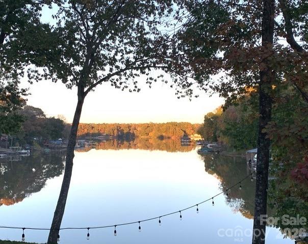 Evening sunset view - 1075 Lakefront Woods Drive, Belmont