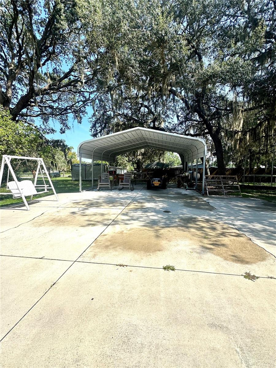 Carport - 202 ASH ST, INTERLACHEN
