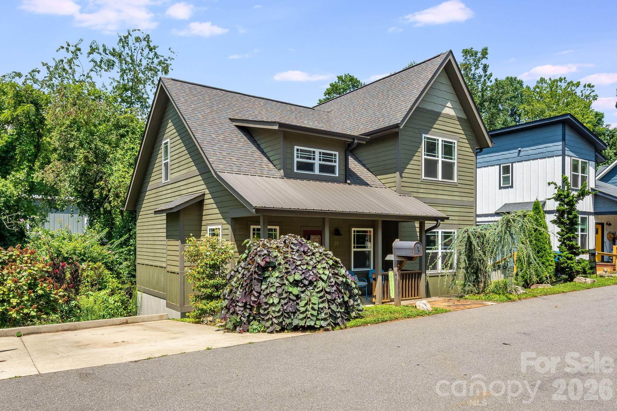 1 dedicated space with room to build one more on the other side potentially plus street parking. - 35 Emmett Lane, Asheville