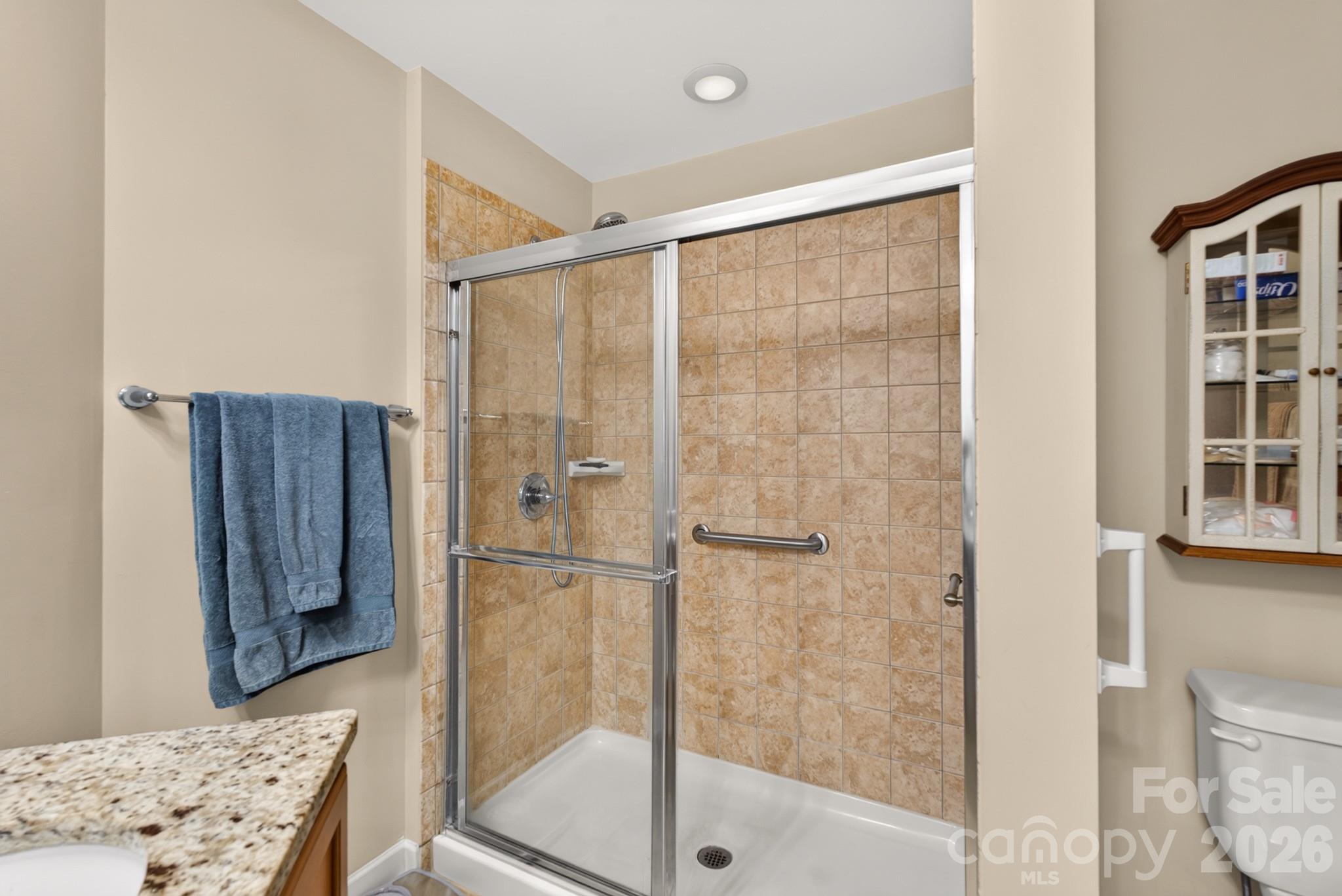 Primary Bath Tile Shower - 128 Lone Oak Circle, Rock Hill