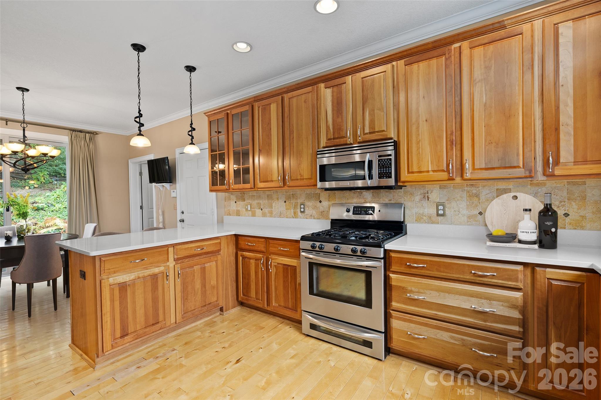 Kitchen Virtually Staged - 23 Clear Vista Drive, Asheville