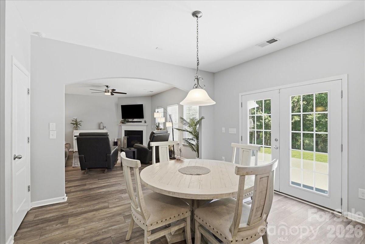 Breakfast Area - 3829 Franklin Meadows Drive, Matthews