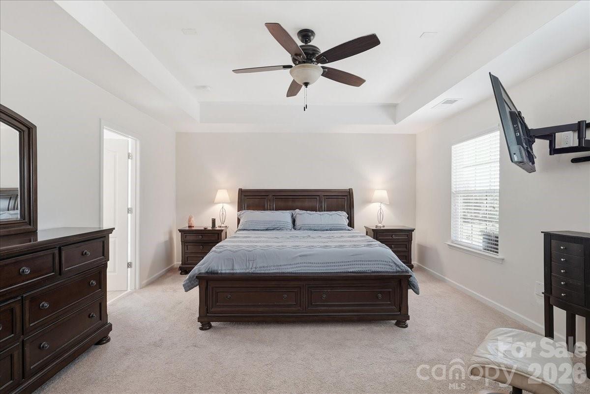 Primary Bedroom - 3829 Franklin Meadows Drive, Matthews