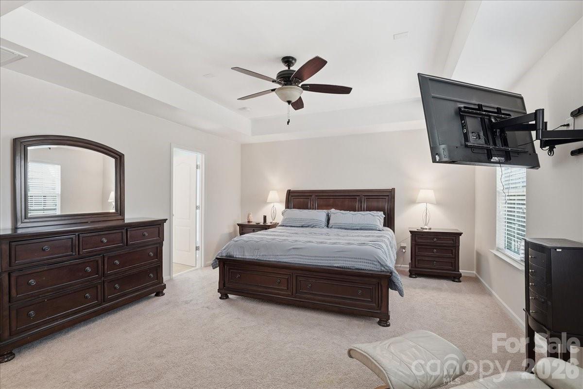 Primary Bedroom - 3829 Franklin Meadows Drive, Matthews