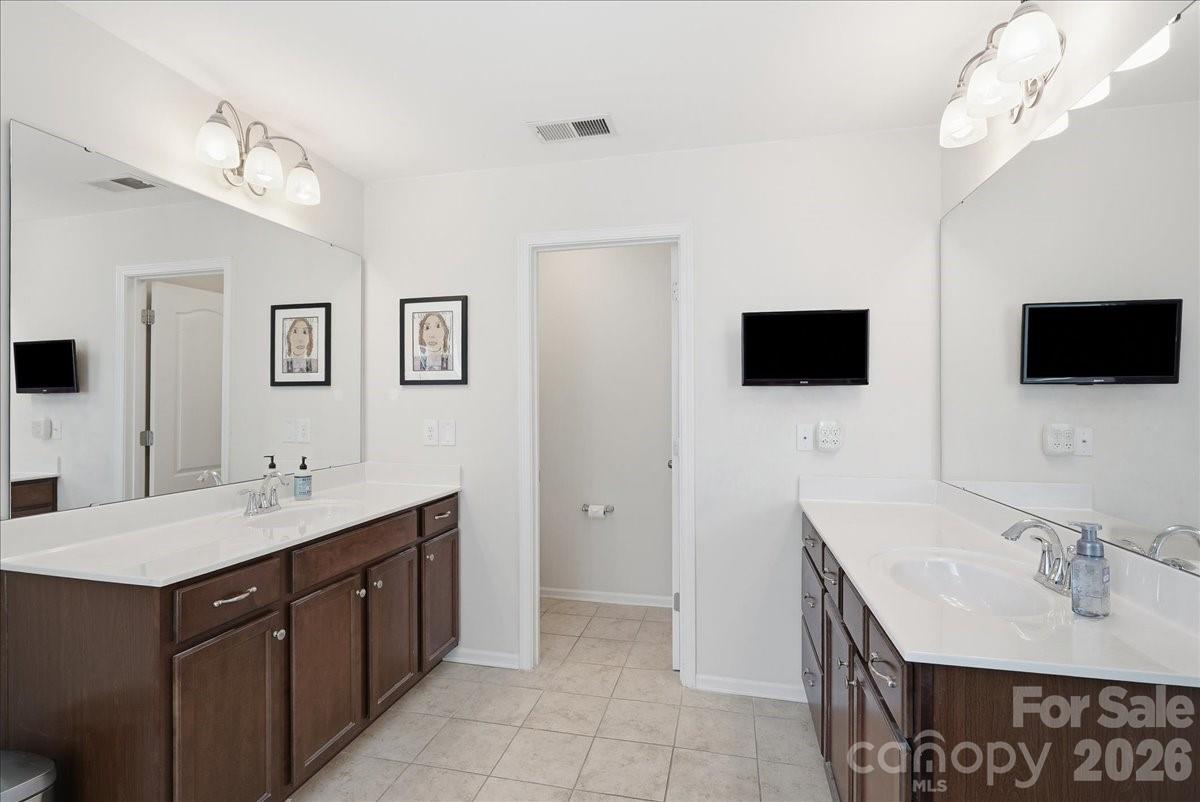 Primary Bathroom - 3829 Franklin Meadows Drive, Matthews