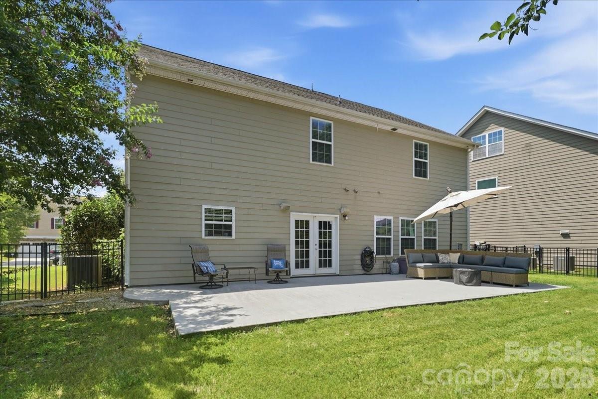 Expansive Rear Patio - 3829 Franklin Meadows Drive, Matthews