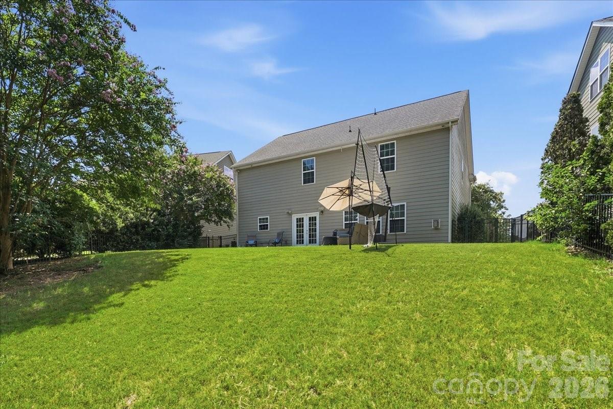 Rear Yard - 3829 Franklin Meadows Drive, Matthews
