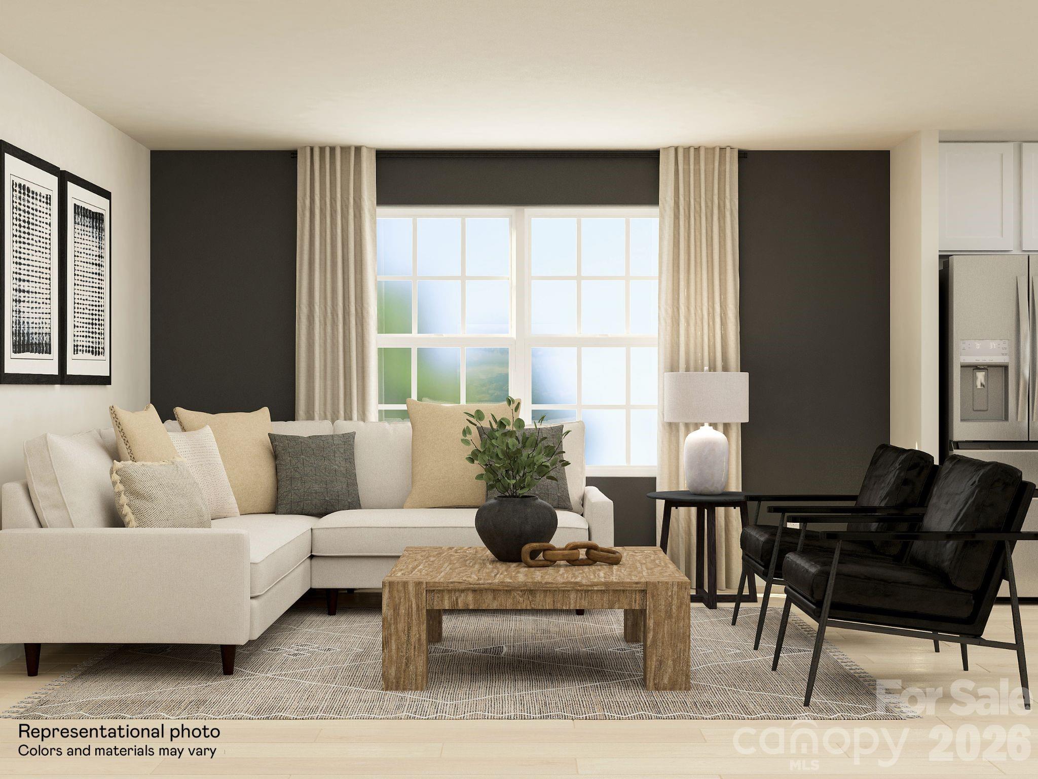 Living Room - 1844 Broom Maker Drive, Bessemer City