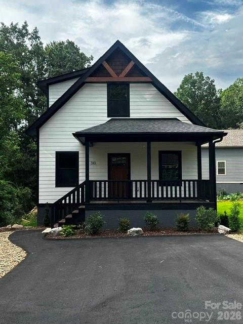 Front porch - 310 Ninth Street, Black Mountain