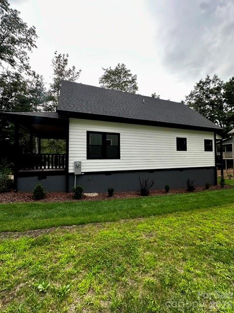 Side of house - 310 Ninth Street, Black Mountain
