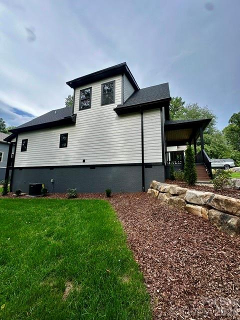 Side of house - 310 Ninth Street, Black Mountain