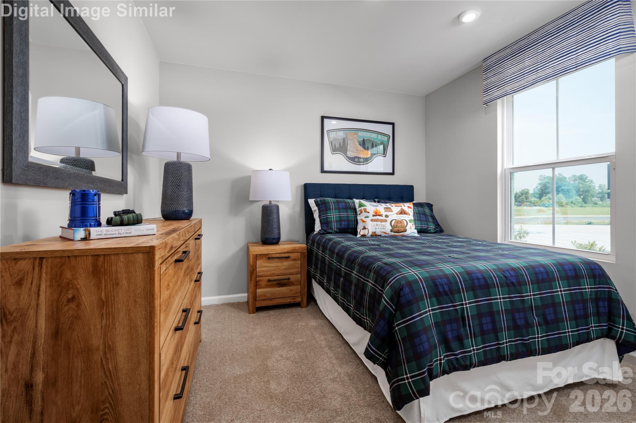 This Room is a Haven Tailored to Growing Independence. Ample Room for Studying, Relaxing and Dreaming Big! - 1843 Millstream Drive, China Grove