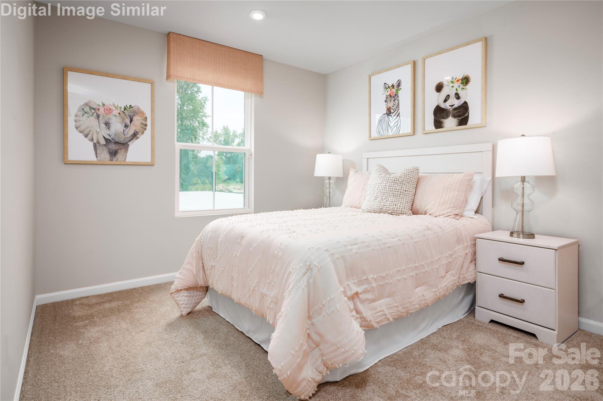 This Cheerful Bedroom is made For Big Dreams and Little Feet. Whether it's Story Time, Nap Time, or Building Towering Block Castles, This Room Grows with Your Child Every Step of the Way. - 1843 Millstream Drive, China Grove
