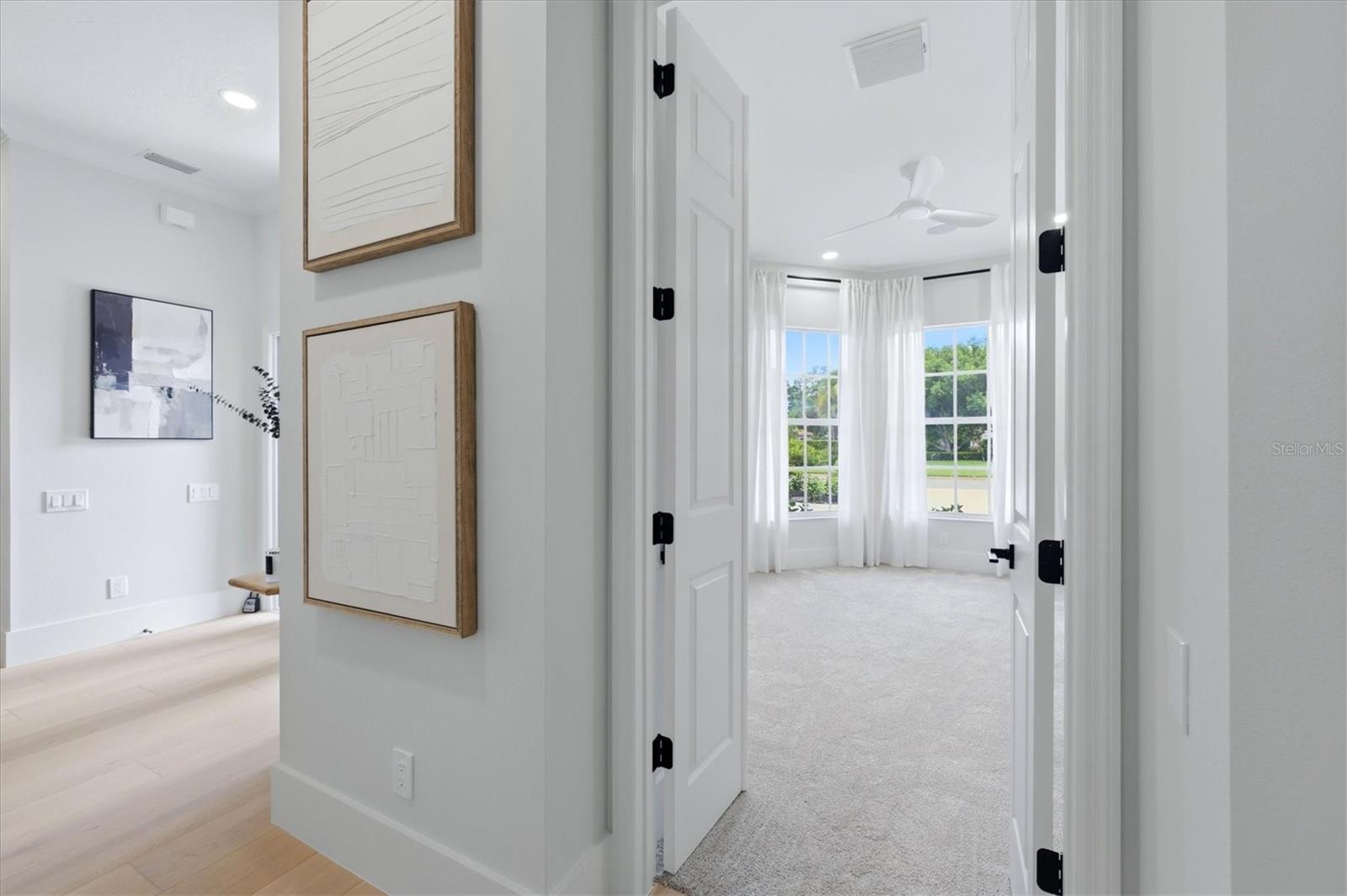 Bedroom with Double Doors - 7825 WILTON CRESCENT CIR, BRADENTON