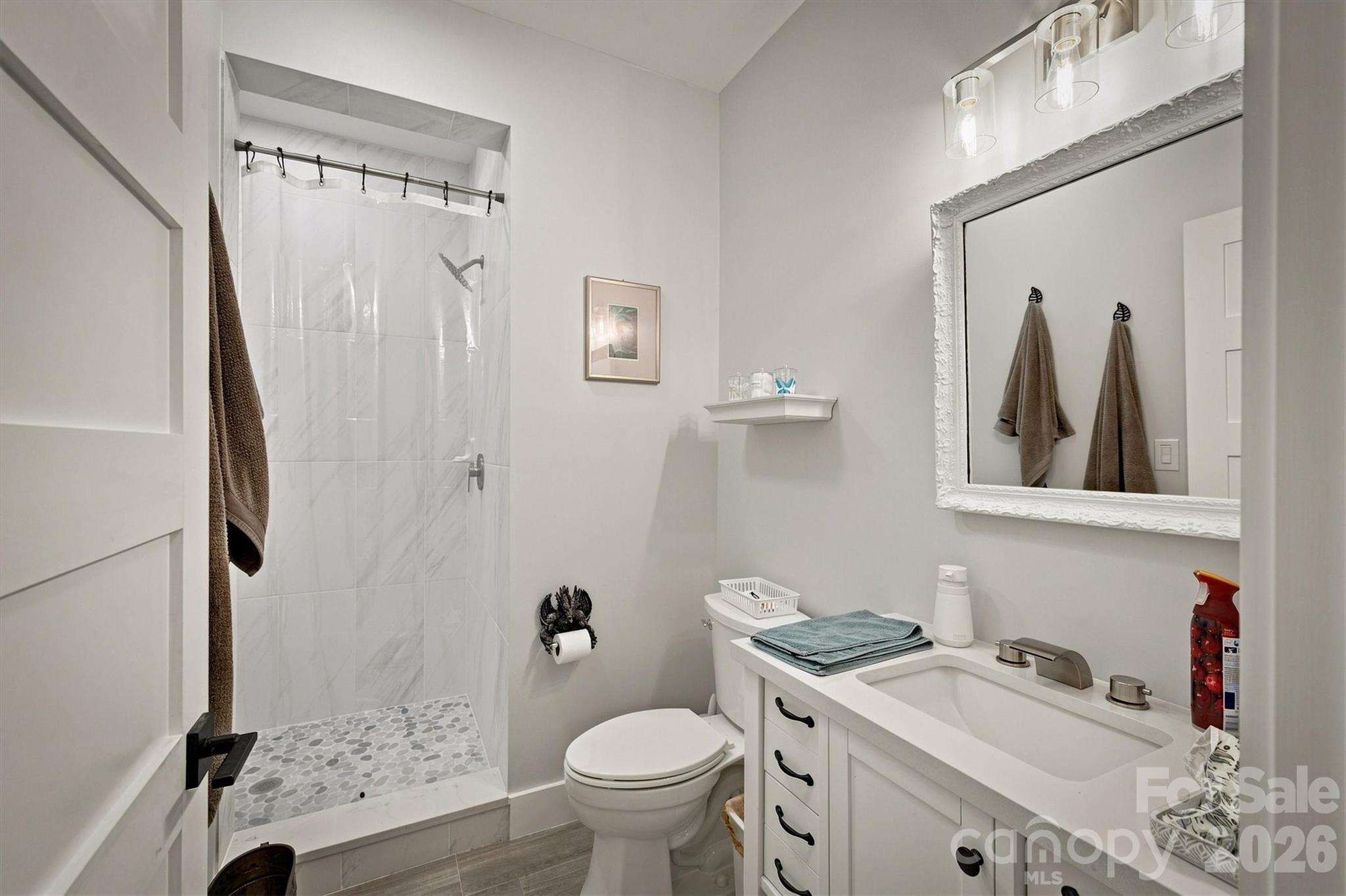 Second bathroom on main floor - 2371 W Paradise Harbor Drive, Connelly Springs