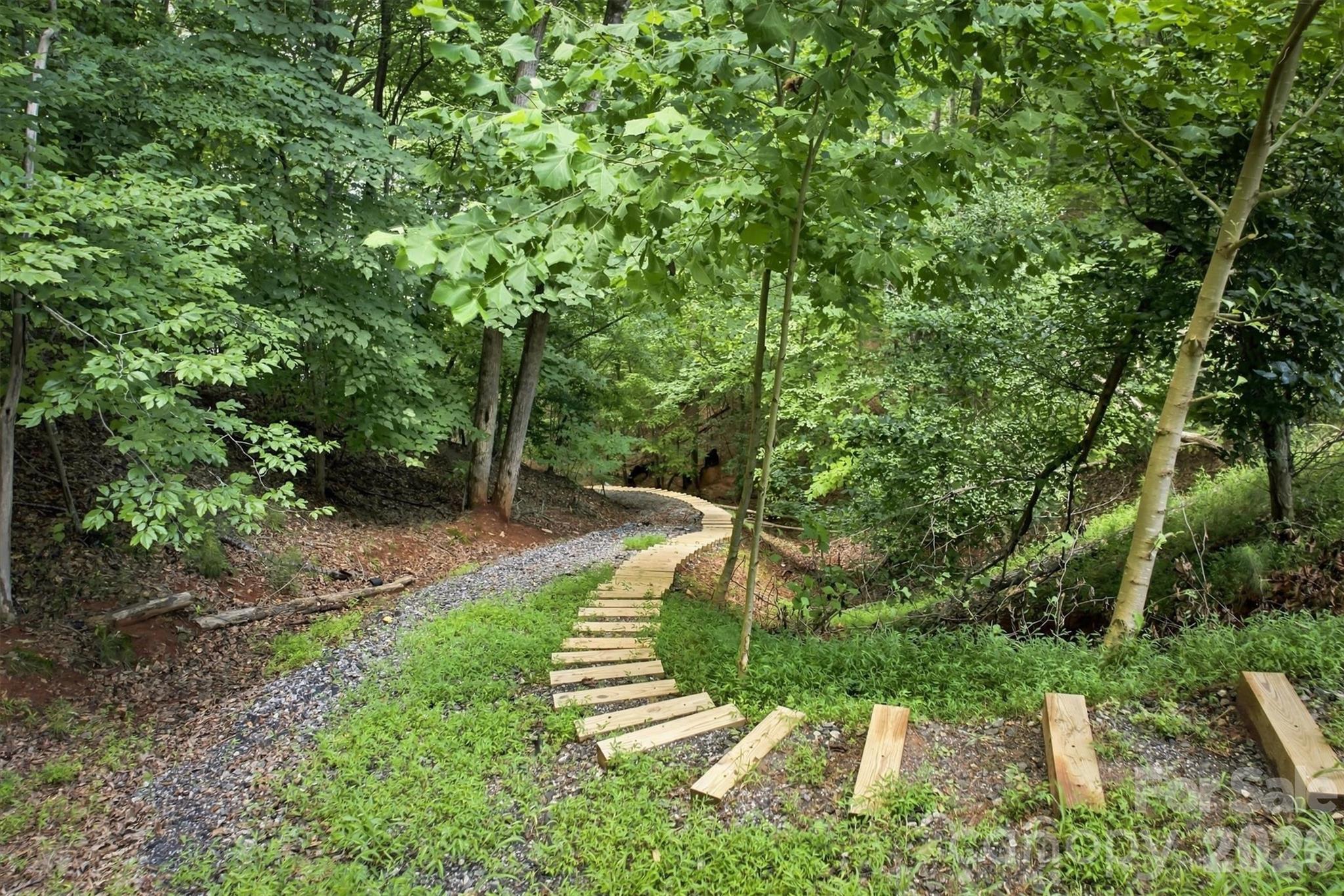 Path down to water - 2371 W Paradise Harbor Drive, Connelly Springs