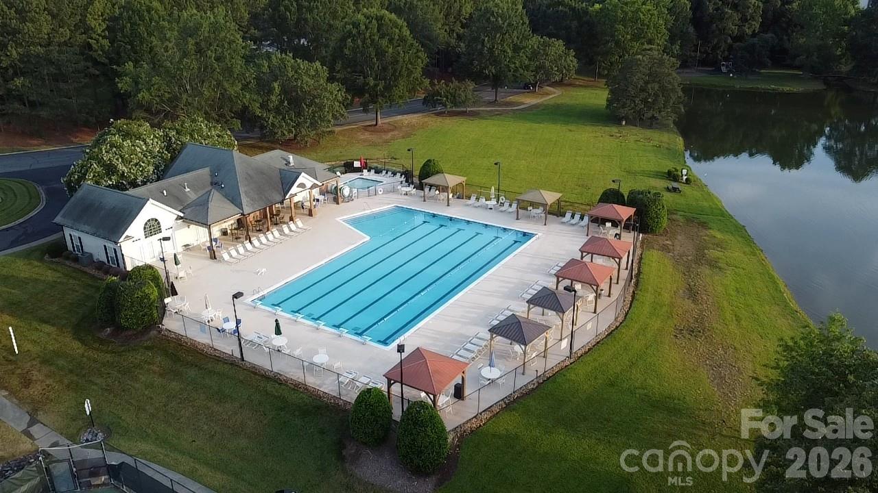 Resort-style community pool in sought-after Brandon Oaks - 1034 Canopy Drive, Indian Trail