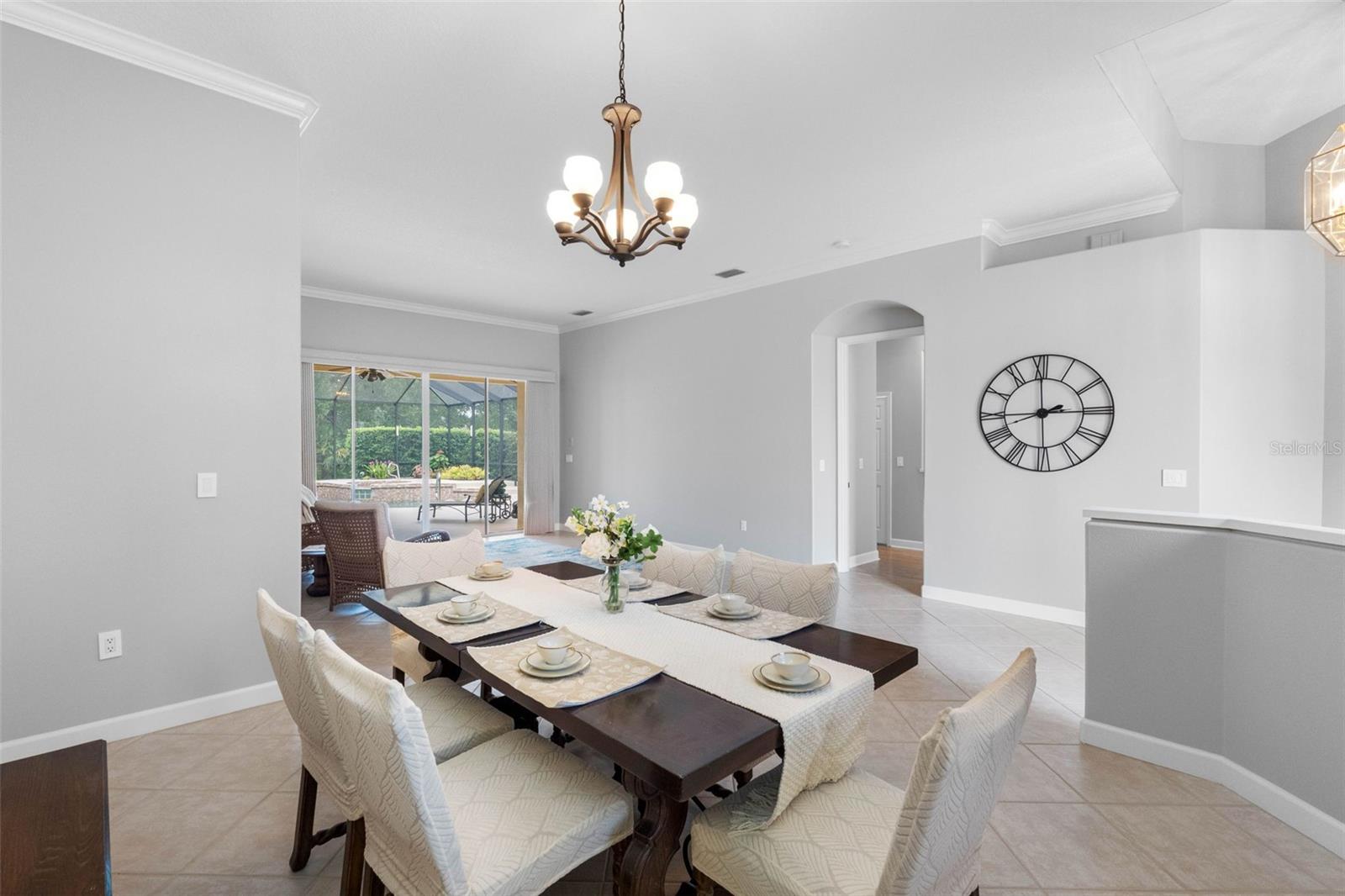 Formal Dining View - 6803 COYOTE RIDGE CT, BRADENTON