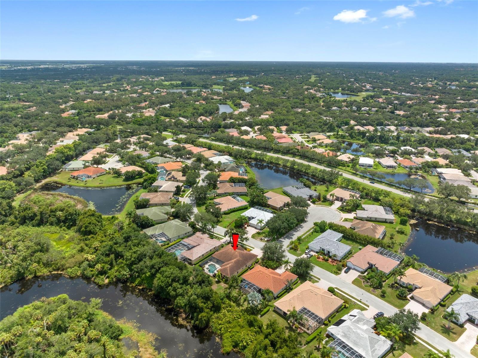 Area view from the drone - 6803 COYOTE RIDGE CT, BRADENTON