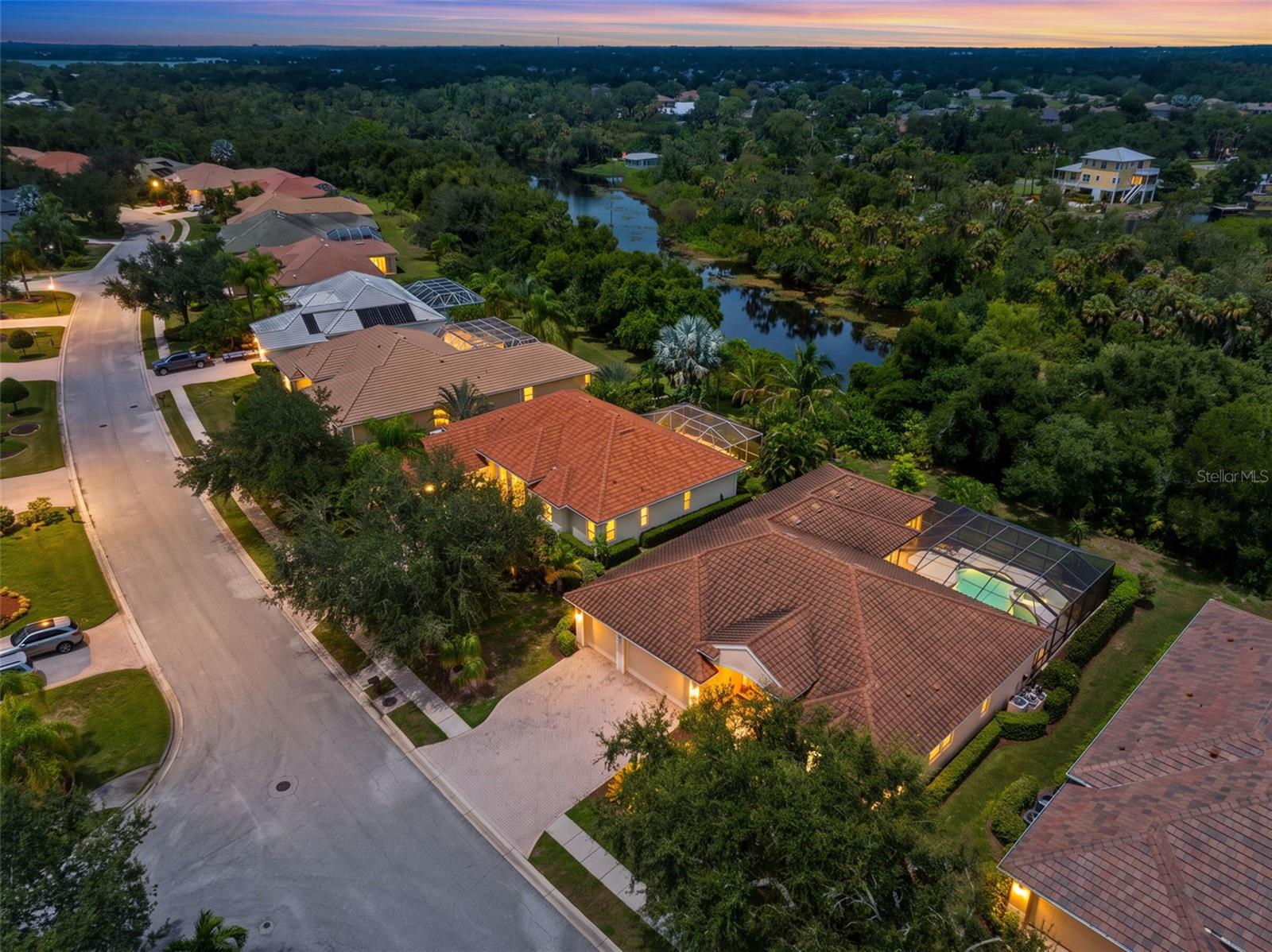 Aerial View - 6803 COYOTE RIDGE CT, BRADENTON