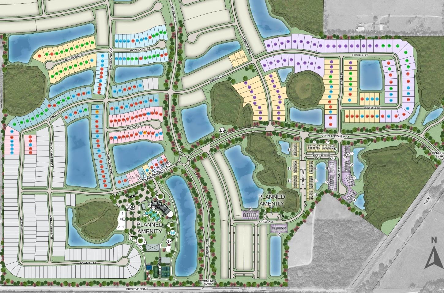 Firethorn Sitemap - 14255 SAWMILL ST, PARRISH