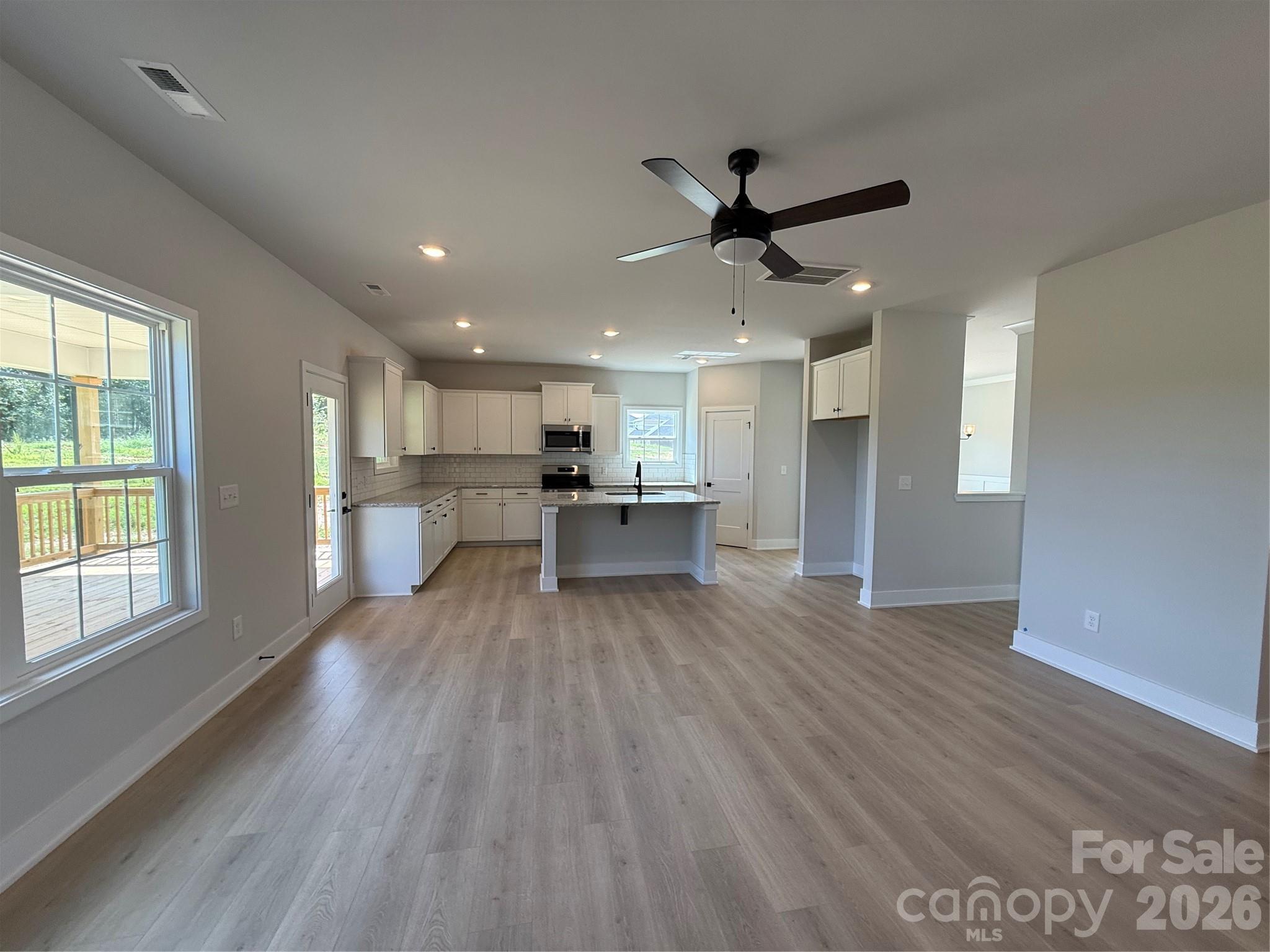 Family Room and Kitchen - 158 Kerr Walk Drive, Statesville