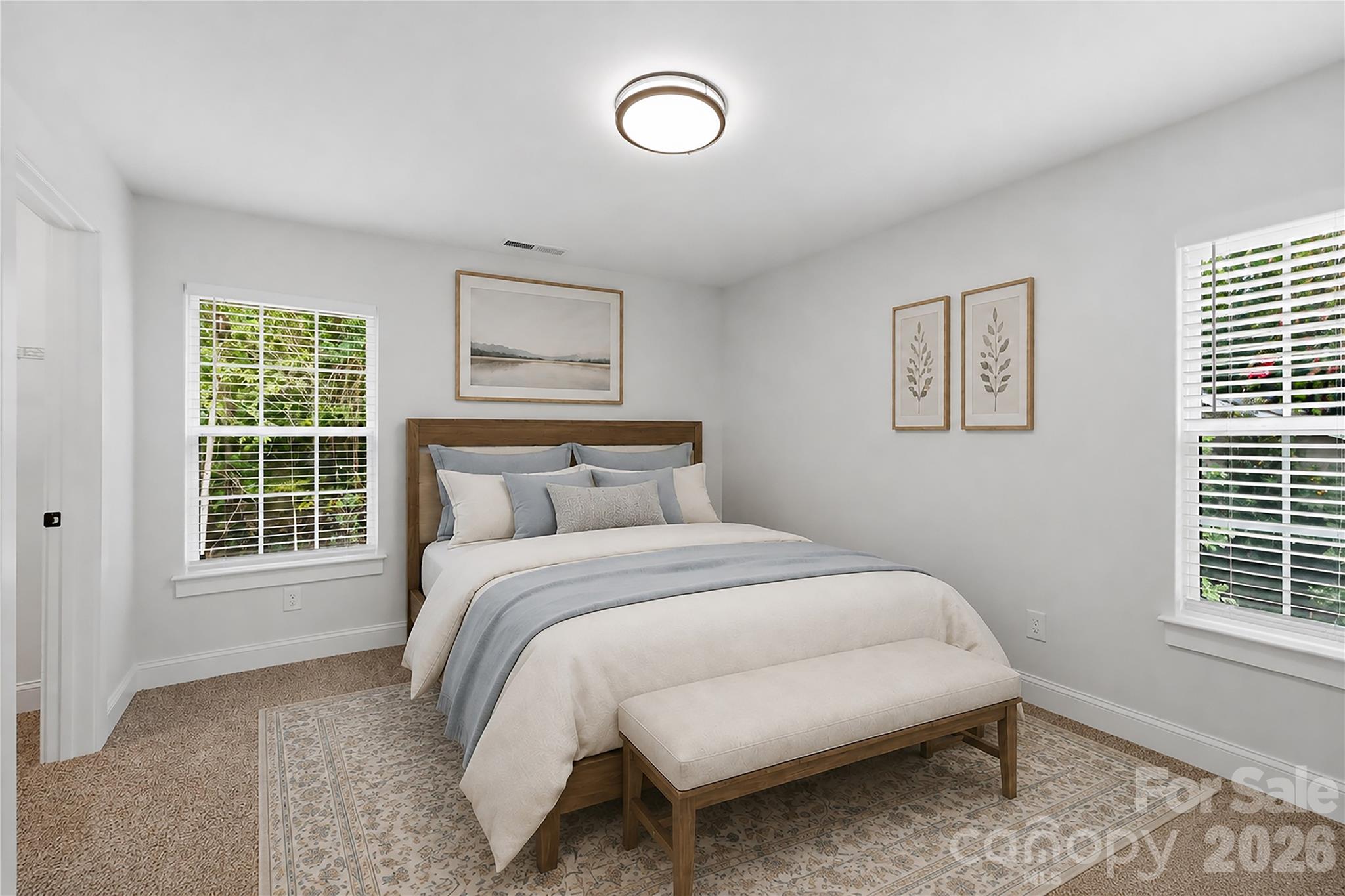 Secondary bedroom 1 *virtually staged - 14133 Woodhurst Lane, Mint Hill