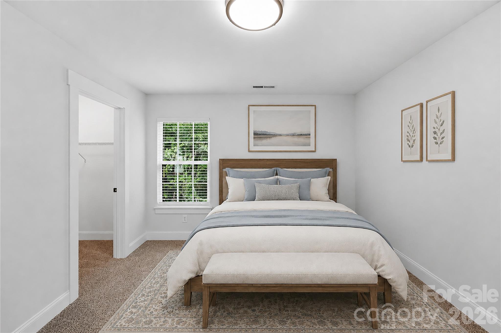 Secondary bedroom 1 *virtually staged - 14133 Woodhurst Lane, Mint Hill