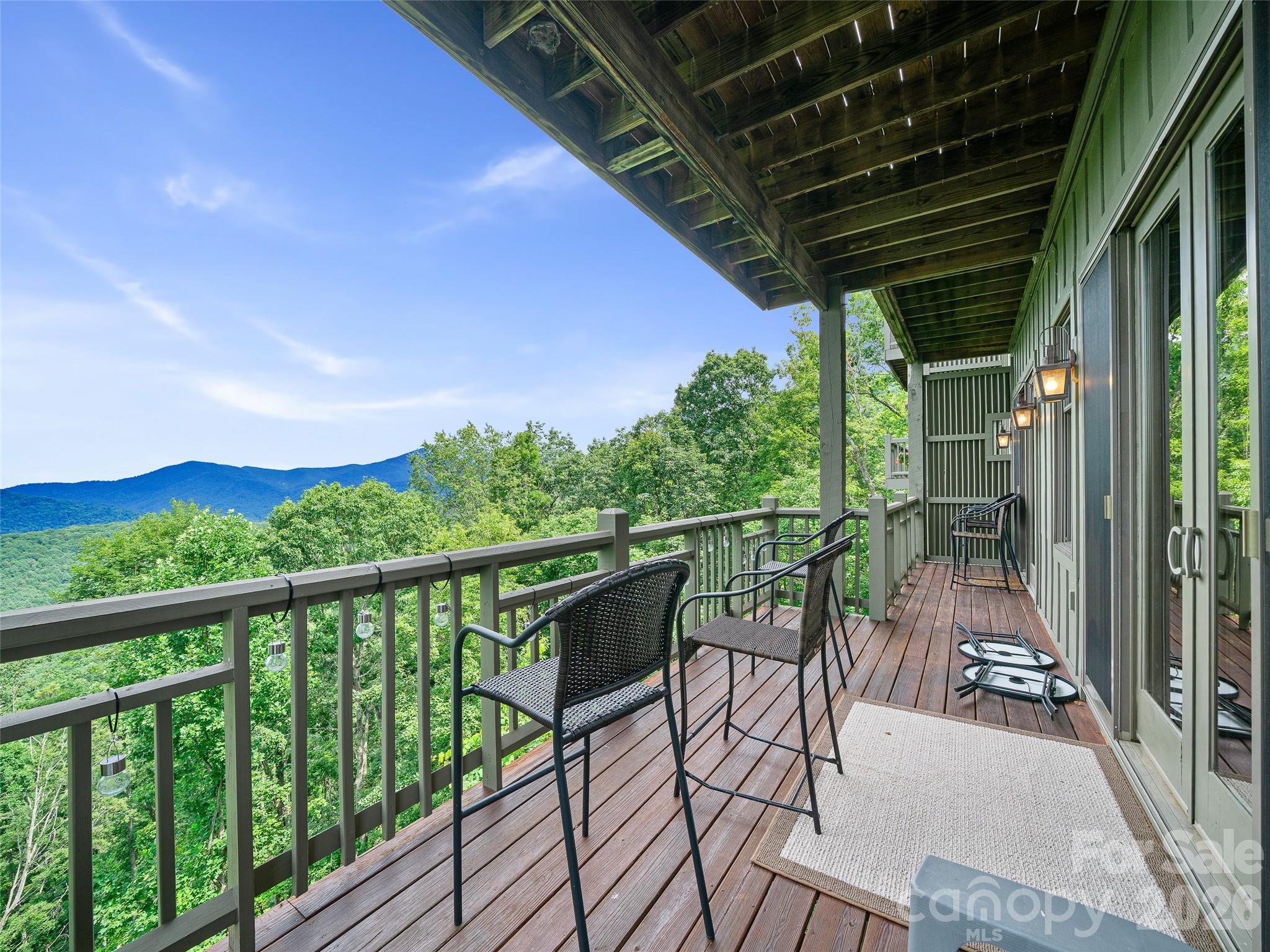 Views from your covered deck - 81 Stoney Falls Loop, Burnsville