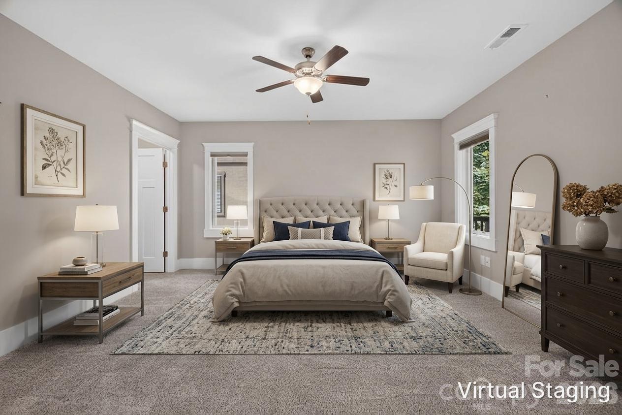 Bedroom 2 Virtuly Staged - 152 Sports Village Drive, Hendersonville