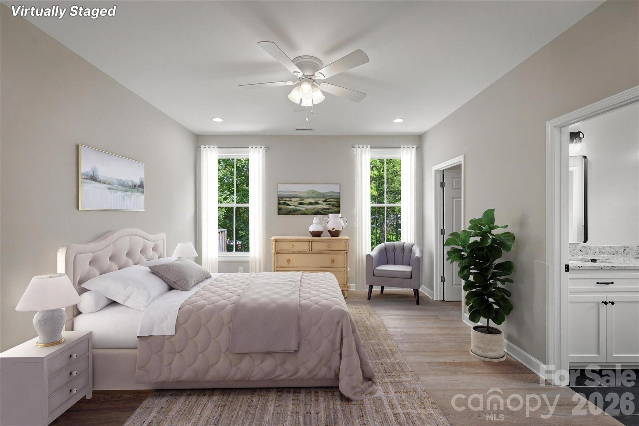 Primary Suite - Virtually Staged - 4326 Boulder Drive, Morganton